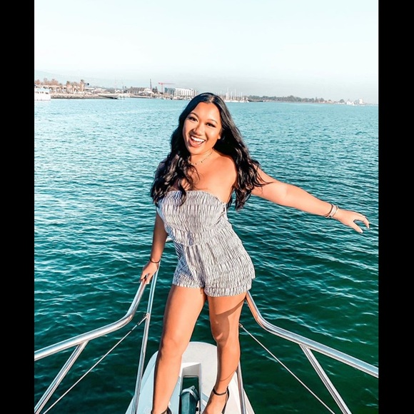 h&m striped romper - Picture 2 of 3